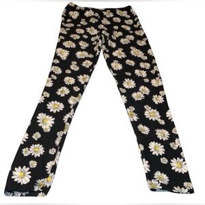 Floral Leggings Stretch Soft Women’s Fits One Size 24” Waist NEW NWOT